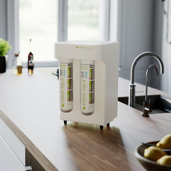 VISION AQUA VA-Mini waterfilter - EU uitvoering inclusief aansluitset en 1-weg kraan, 9000012.2