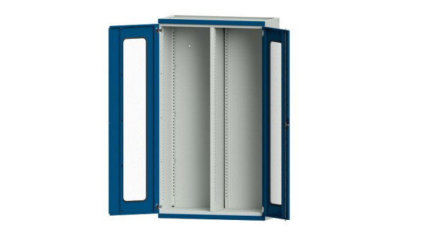 ANKE werkbanken, zware kast, model 200, 1085 x 500 x 1950 mm, zichtvlak van plexiglas, RAL 7035/5010, 620.235