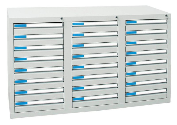 stumpf ladekast serie ESTA, RAL 7035/7035, 24 laden (24x100 mm), 7603107