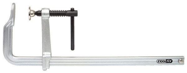 KS Tools geheel stalen schroefklem met knevel, 120x250mm, 145.0311