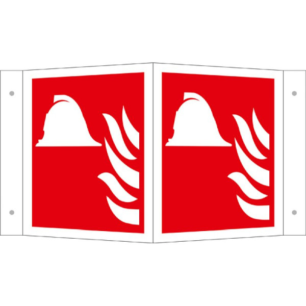 Stein HGS HGS hoekscherm, middelen en apparaten voor brandbestrijding, 200 x 200 mm / aluminium, gecoat, 15.a5197