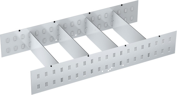 Hazet indelingsset, 6-delig, voor hoge lade voor werkplaatswagen Assistent 179 N XXL L 863 x H 118 mm, 161T-179NXXL/6H