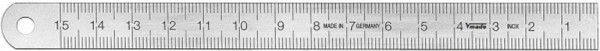 Vogel Germany stalen liniaal, type A, 500 mm x 20 mm x 1,0 mm, 1017010050