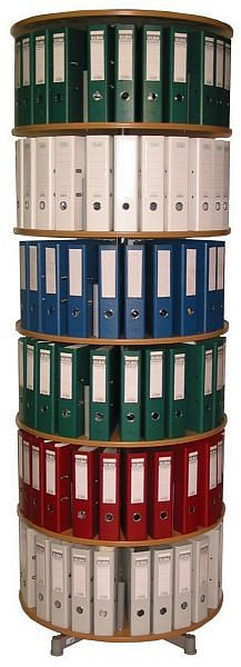 reef Folder kolom 6 verdiepingen, afzonderlijk draaibaar beuken, RE081BB6