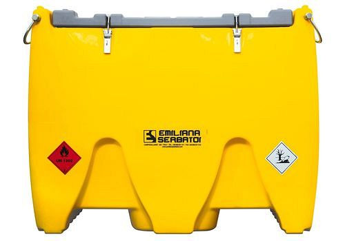 Emiliana Serbator Mobiel tanksysteem voor diesel, 600 liter, met 230 V pomp, met deksel, 306110