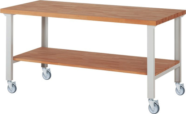 RAU verrijdbare werkbank 7000-7, 2000x900x1000mm, 4 zwenkwielen, 05-7000-7-209B4S4.12