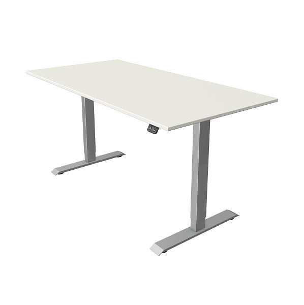 Kerkmann compacttafel B 1600 x D 800 mm, elektrisch in hoogte verstelbaar van 740-1230 mm, wit, 10227010