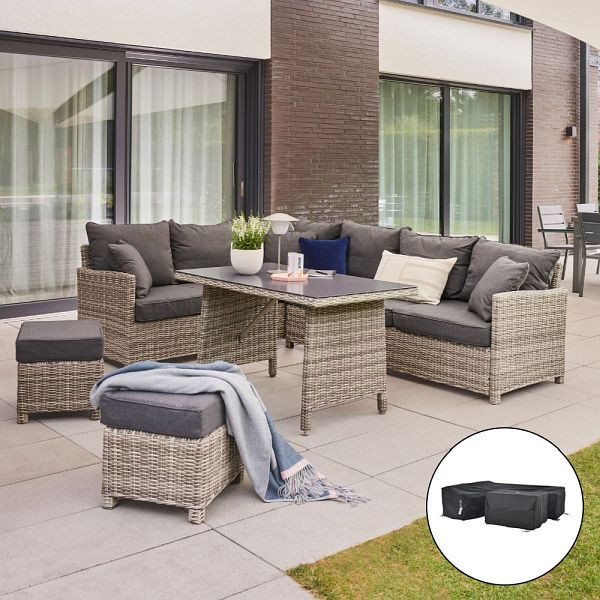HOME DELUXE rotan zitgroep - BAHIA - met hoes, 49141