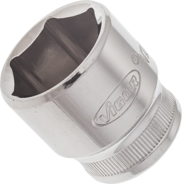VIGOR dopsleutelinzet, hol vierkant 10 mm (3/8 inch), buitenzeskantprofiel, 22 mm, V2262N