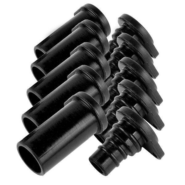 Offgridtec MC4 stofkappen 5 paar, zwart, 8-01-016565