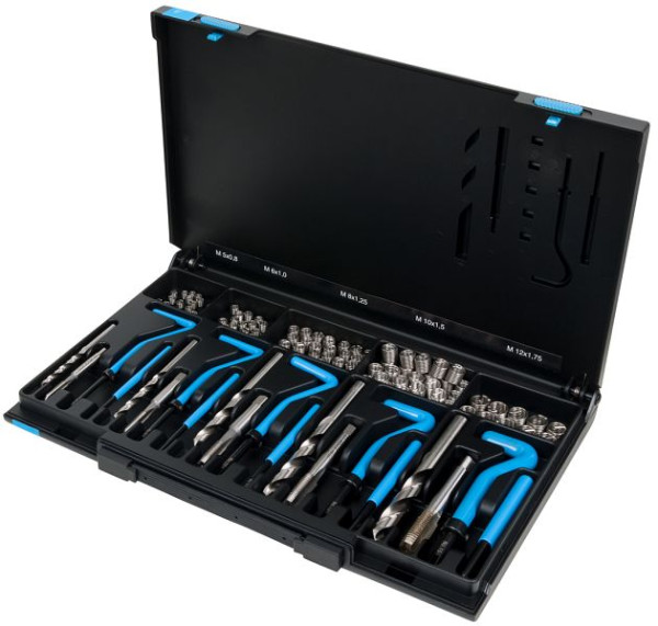 KS Tools RVS draadreparatieset M5-M12, 130-delig, 150.6150