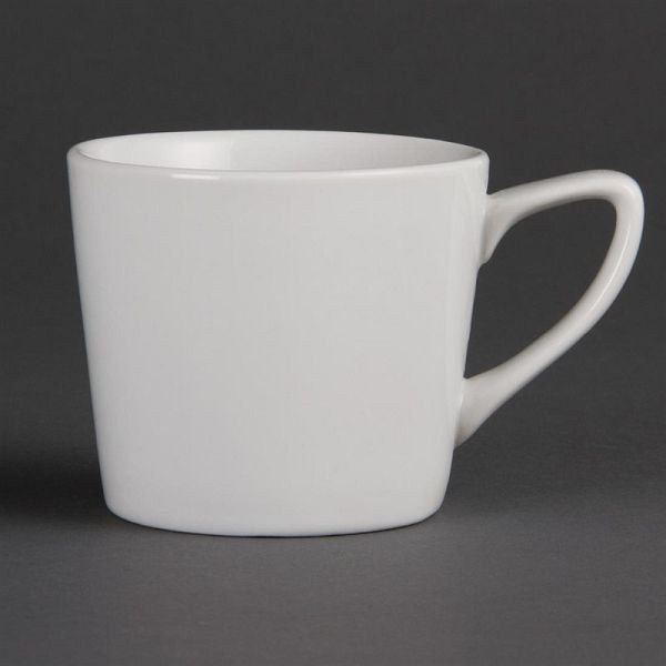 Olympia Whiteware lage koffiekopjes 20cl, pak van 12, CE536