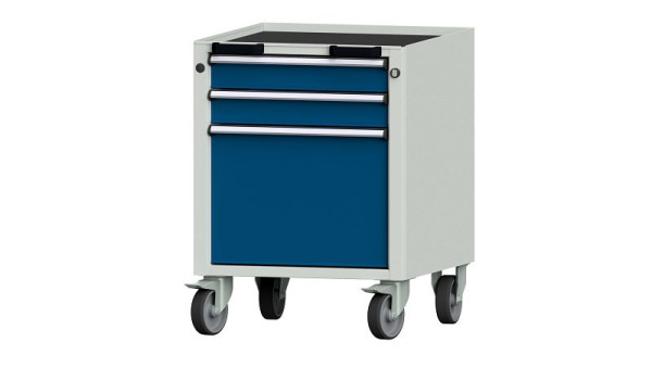 ANKE werkbanken, verrijdbare bak, model 52 V, 570 x 615 x 750 mm, RAL 7035/5010, kuip, 450.154