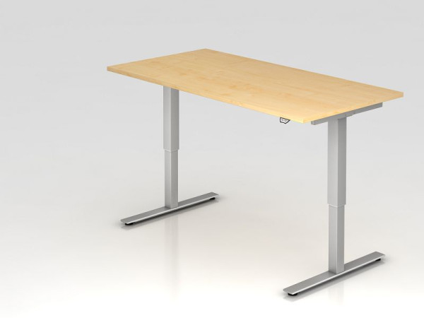 Hammerbacher elektrisch zit-sta bureau 160x80cm esdoorn, werkhoogte 73 - 119 cm, VXMST16/3/S