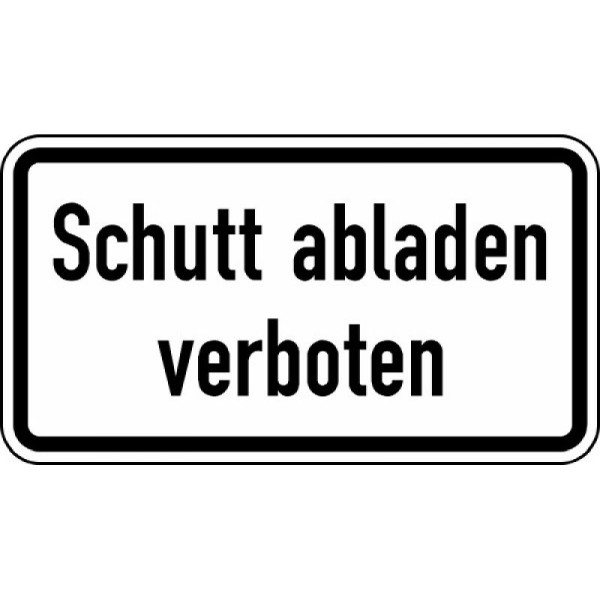 Steen HGS puinstorten verboden nr. 2501, 330x600mm /RA2/vlakke vorm 2mm, 2501-221