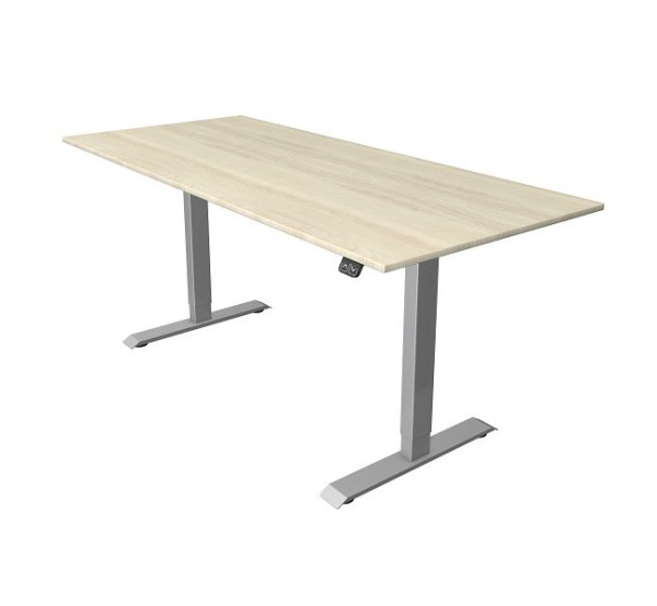 Kerkmann compacte tafel B 2000 x D 1000 mm, elektrisch in hoogte verstelbaar van 740-1230 mm, esdoorn, 10227750