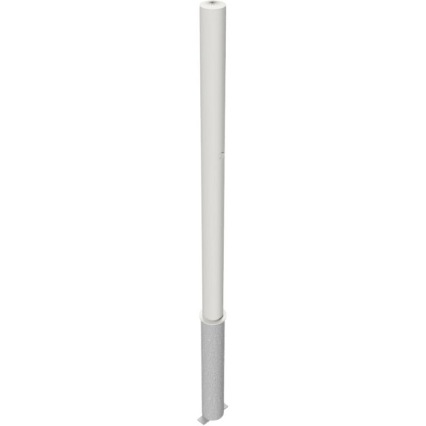 Stone HGS afzetpaal -Bollard-, afneembaar, profielcilinderslot met verschillende sleutels, bovensluiting, inclusief bodemhuls, geen oogjes, 4062z