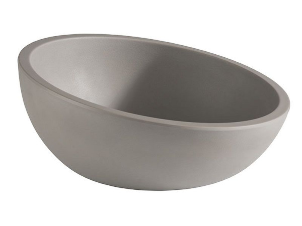 APS schaal -ELEMENT LOOK-, Ø 21,5 cm, hoogte: 5,5/9,5 cm, melamine, 0,7 liter, kleur: betonlook, met antislipvoetjes, 84835