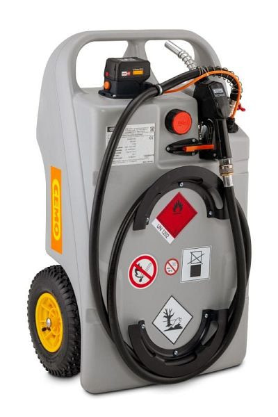 Cemo dieselwagen 100 liter met CENTRI SP 30 en CAS accu 4 Ah, 11598