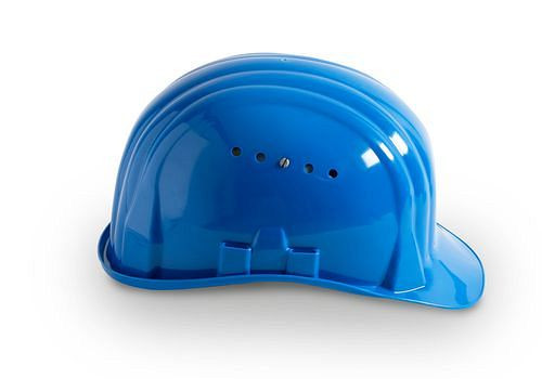Schuberth bouwveiligheidshelm met 6-puntsgordel, volgens DIN-EN 397, blauw, 116-359