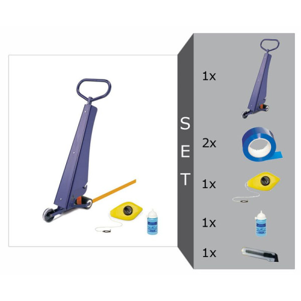 Stone HGS markeerset -PROline-tape-, wit/75mm, 11572