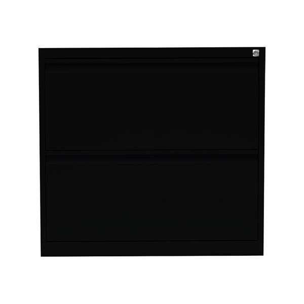 Lüllmann hangmapkast, 700 x 760 x 620 mm, gitzwart/gitzwart, 561229