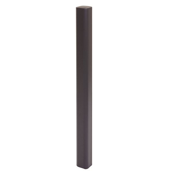 Mendler aluminium paal Sarthe WPC schutting, paalpaal, insteeksysteem, 98cm, antraciet, 76251