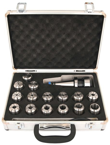 ELMAG spantangenset ISO40 (ER40), 15-delig, 2-26mm, 82779