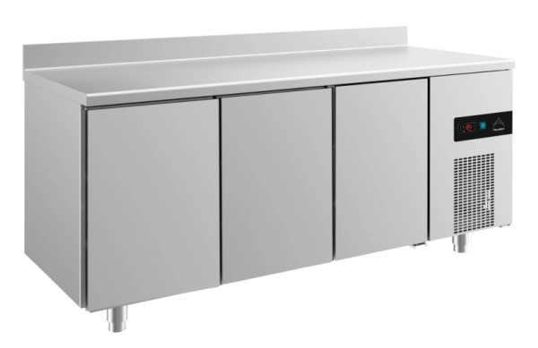 A&S Polarny koeltafel -2 tot +8°C met 3 deuren, 1865 x 700 x 850 mm, met opstand, KT3TTTA