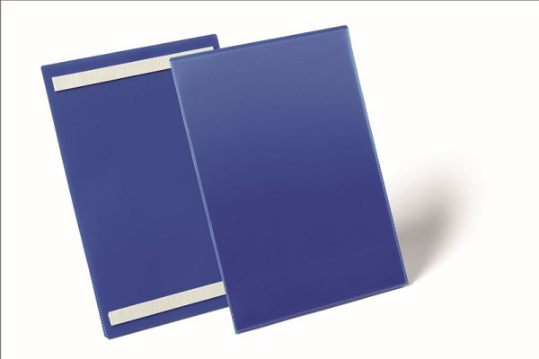 DURABLE zelfklevend labelzakje A4 staand, verpakking van 50, 179707