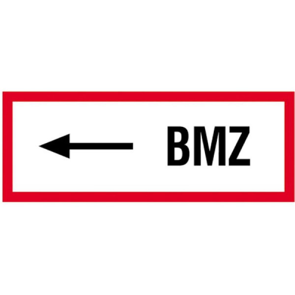 Stein HGS HGS bord BMZ (naar links wijzend), folie, zelfklevend, 21.2508
