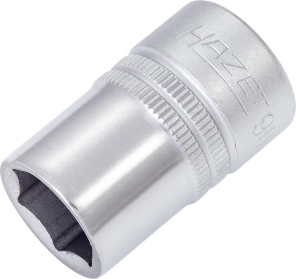 Hazet dop, zeskant, hol vierkant 12,5 mm (1/2"), 15 mm, gekarteld, 900-15