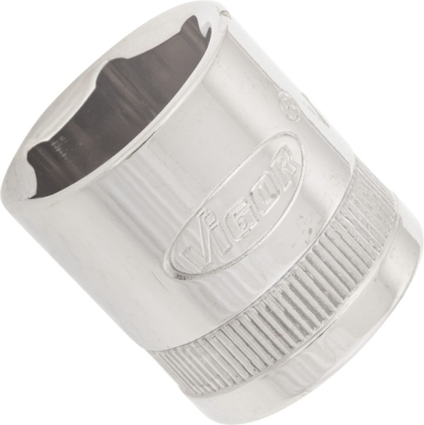 VIGOR dopsleutelinzet, hol vierkant 10 mm (3/8 inch), buitenzeskantprofiel, 17 mm, V2267N