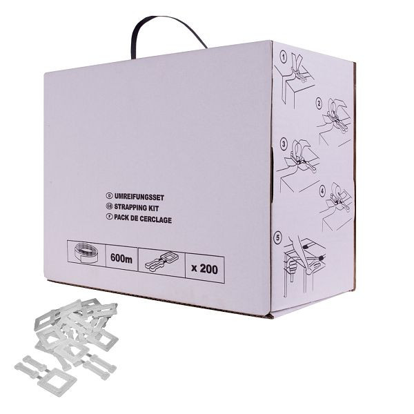 LINDER Mini-Set PP-tape, 12 mm, MINISETPP12