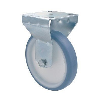 WAGNER Apparate-Bockkrolle Durchmesser 125mm, TPR, soft, Gleitlager, Tragkraft 90kg, VE: 4 Stück, 23772501