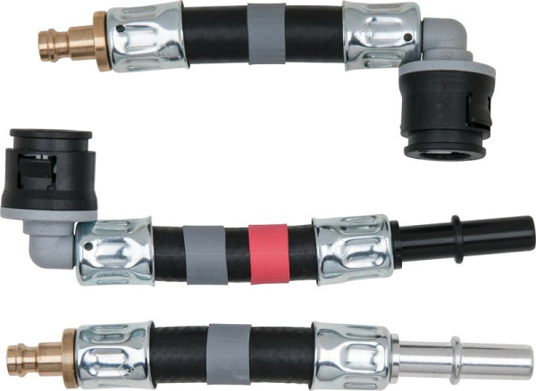 KS Tools adapterset 3 stuks SAE 9, 5 x 20 mm (grijs), 150.1866