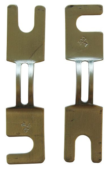 ELMAG aluminium zekering 300 A voor EUROSTART 700 automatisch, & DIGICAR 900 (2 stuks) - L128xB31mm, 54679
