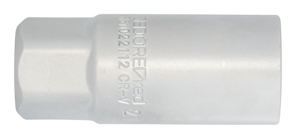 GEDORE rode bougie-inzet 1/2 met vierkantaandrijving, SW21mm, lengte 65mm, 3300402