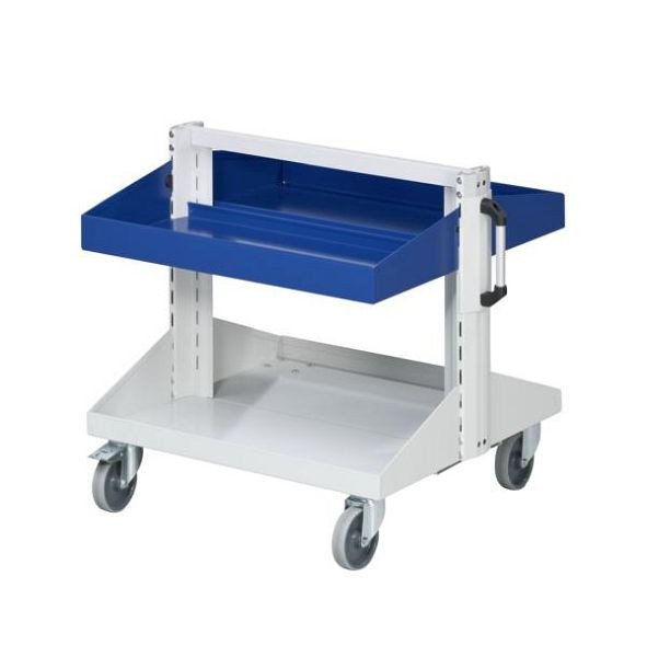 ANKE basic car tubs; 800 x 720 x 750 mm; RAL 7035/5010; met 2 x lade 350 mm, 962.006