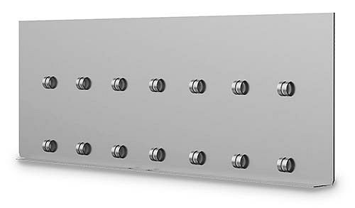 Bedrunka + Hirth lade-inzet T500 R18-16 / 24-16 / 36-1, voor frontpaneel hoogte 150 mm, BxH 400 x 135 mm, 20.400.135