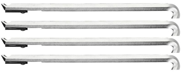 GEDORE trekhakenset, 4-delig, 226 mm met afstandhouders, 8012240