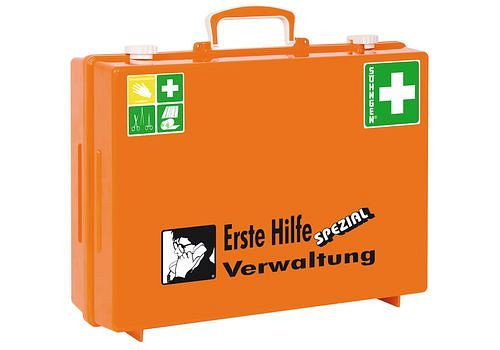 DENIOS Erste-Hilfe-Koffer Beruf Spezial "Verwaltung", Basisinhalt nach DIN, 164-933