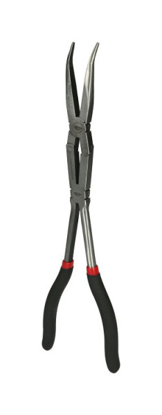 KS Tools punttang met dubbele scharnier, 45° gebogen, XL, 500.7163
