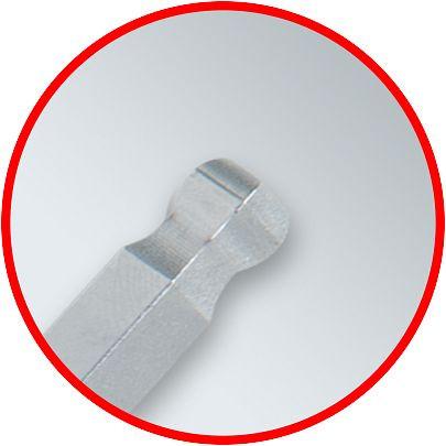 KS Tools kogelkop-inbussleutelset, extra lang, 9-delig, inch, 151.4520