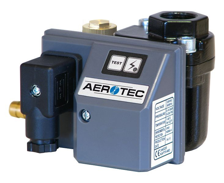 AEROTEC automatische aftap AE 20 - compact - 230 V, voor persluchtketels en koeldrogers, 2009698