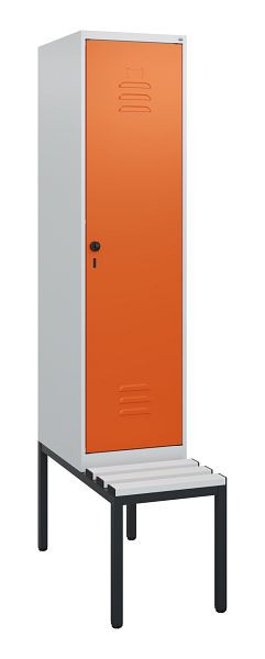 C+P luierkastje Classic PLUS, met onderbank, 1950x400x815mm, 7035/2004, draaigrendel, 0800505-12 S10064
