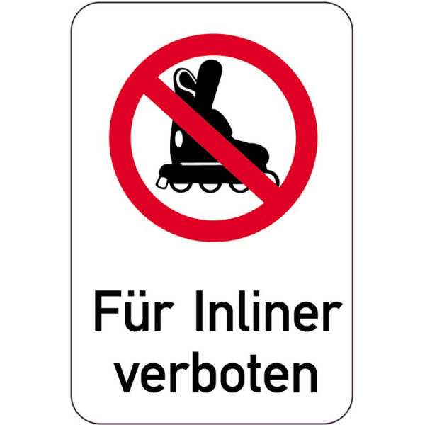 Stein HGS HGS speciaal bord, verboden voor inline skaters, 400 x 600 mm, 14977