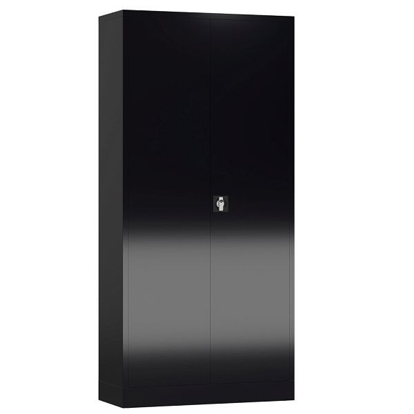 Lüllmann ClassiX draaideurkast, 1945 x 920 x 420 mm, diepzwart, X-530349