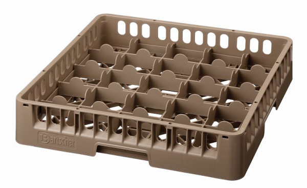 Bartscher glazenkorf, 25 vakken, binnenhoogte 83 mm, 5325