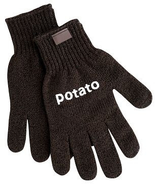Contacto groentereinigingshandschoen, bruin voor aardappelen POTATO, VE: paar, 6537/001